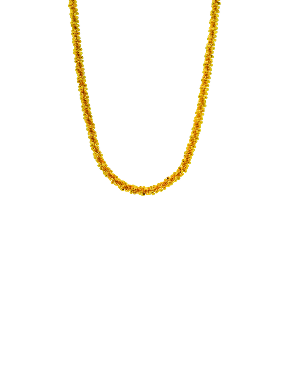 Collar Cadena Torcida 2 mm
