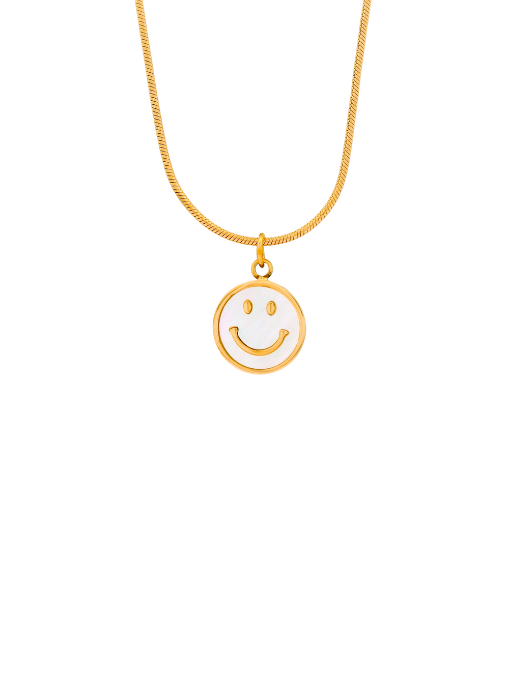 Collar Delgado Con Carita Feliz
