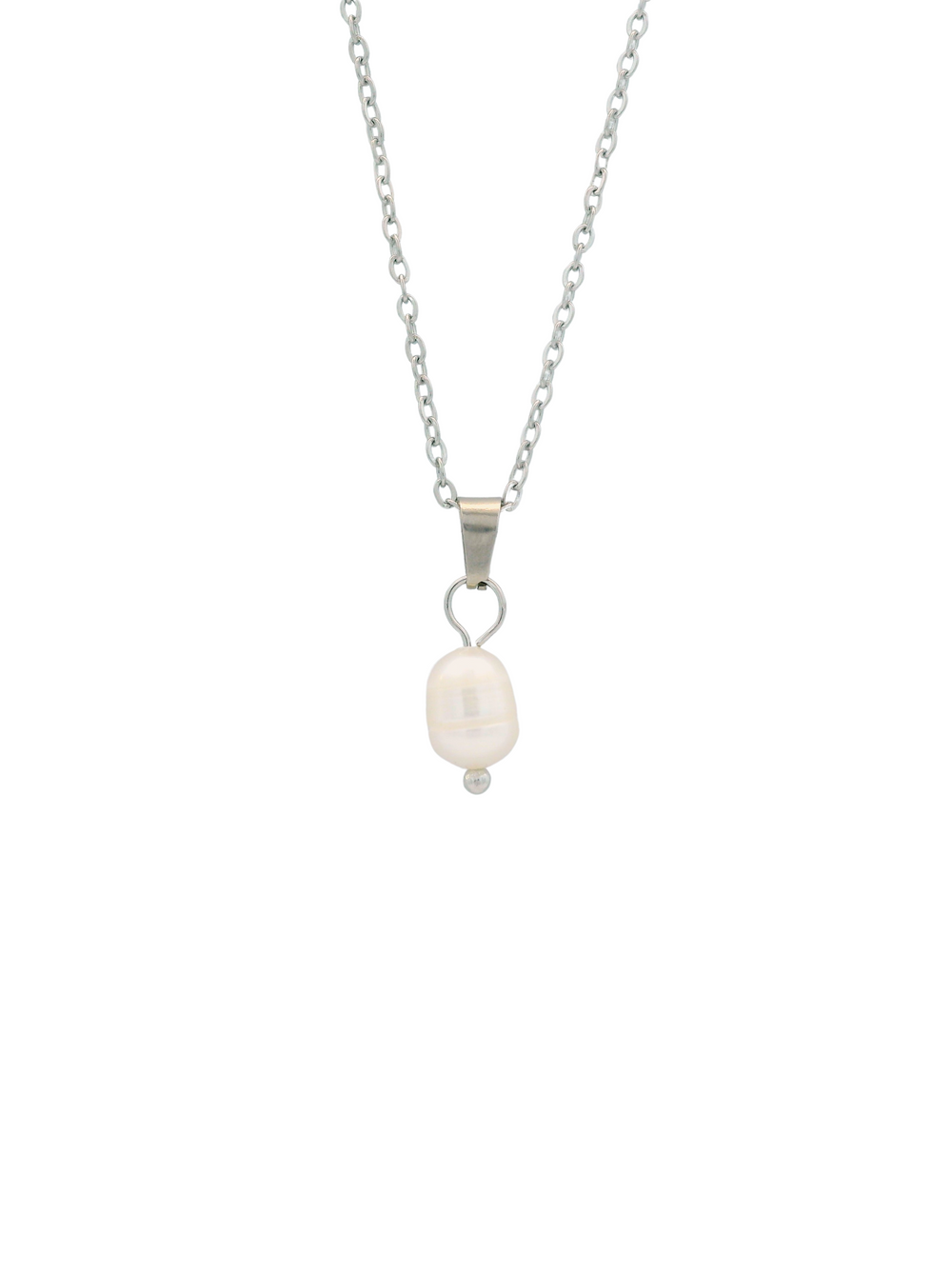 Collar Con Perlita Colgante