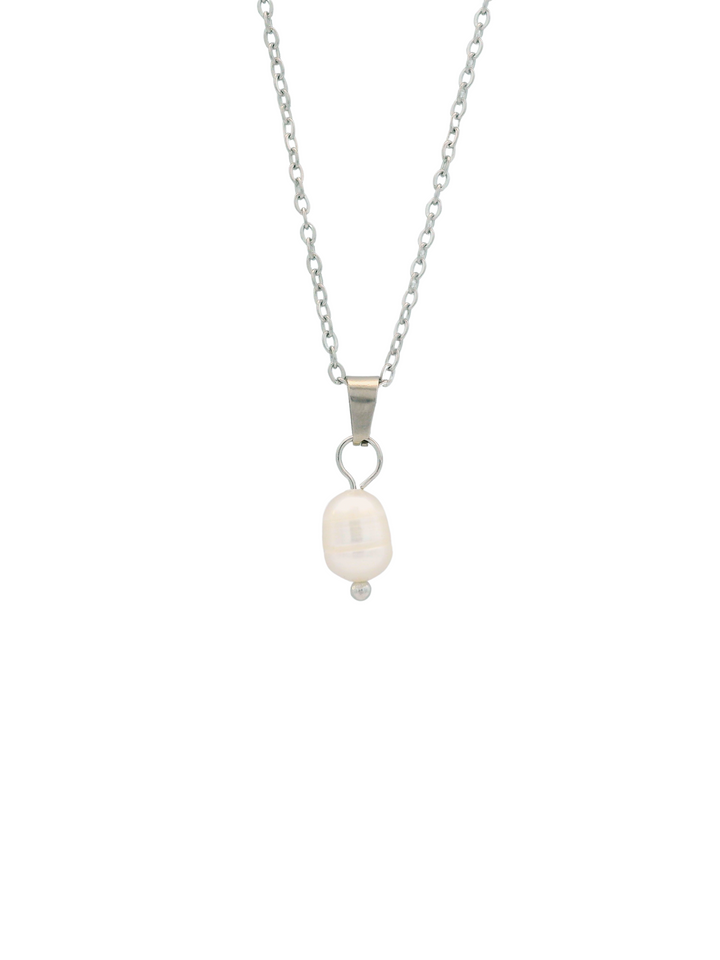 Collar Con Perlita Colgante