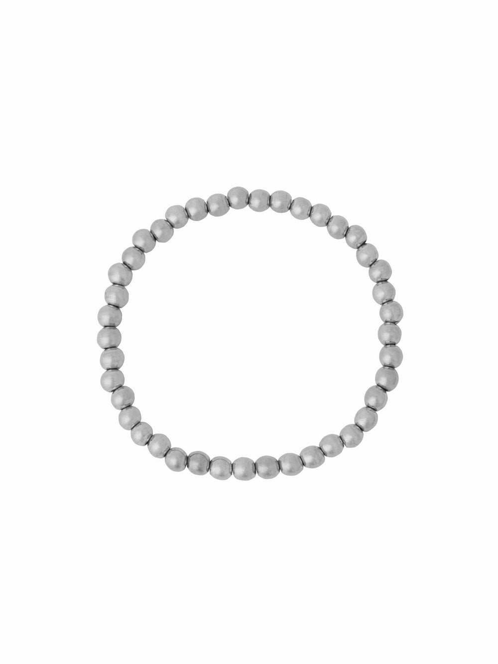 Pulsera Bolitas Plateadas
