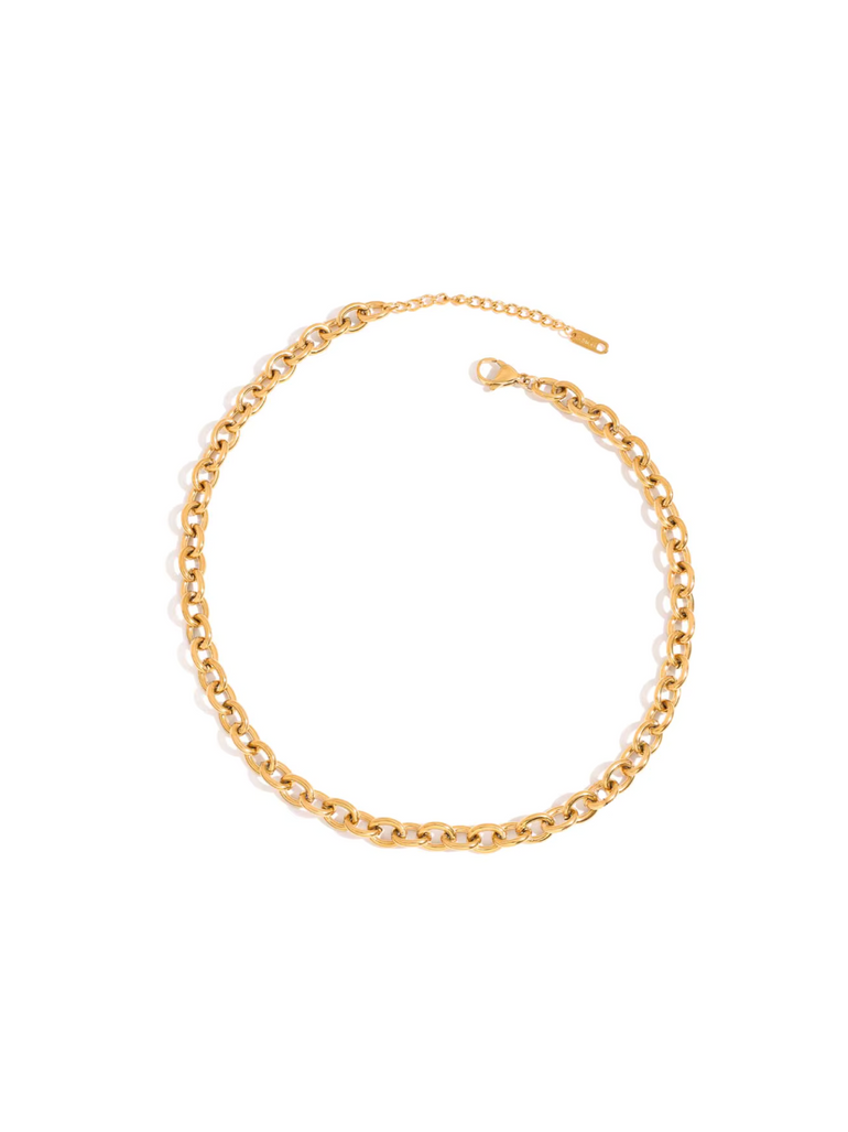 Collar Eslabones Redondos 7 mm