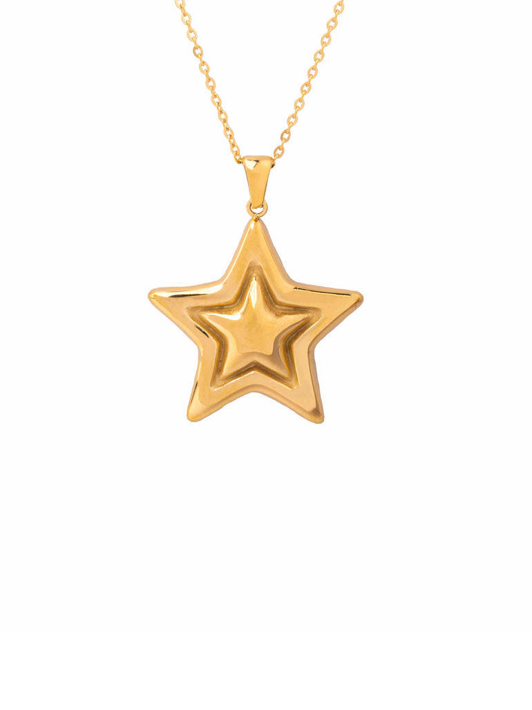 Collar Dije Estrella Chunky