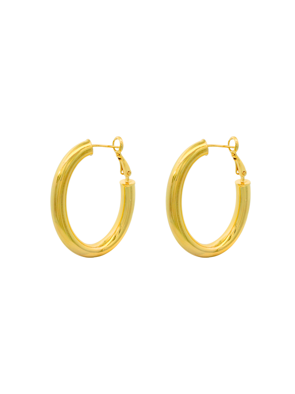 Par Arracada Ovalada 38 mm