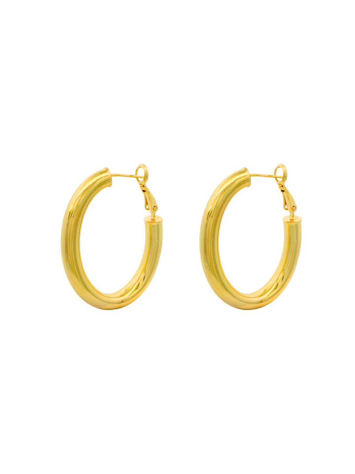 Par Arracada Ovalada 38 mm