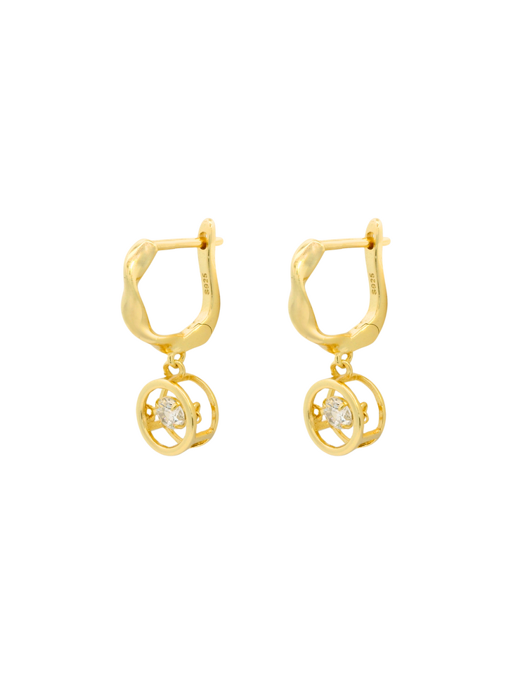 Par Arracada Zirconia Circular