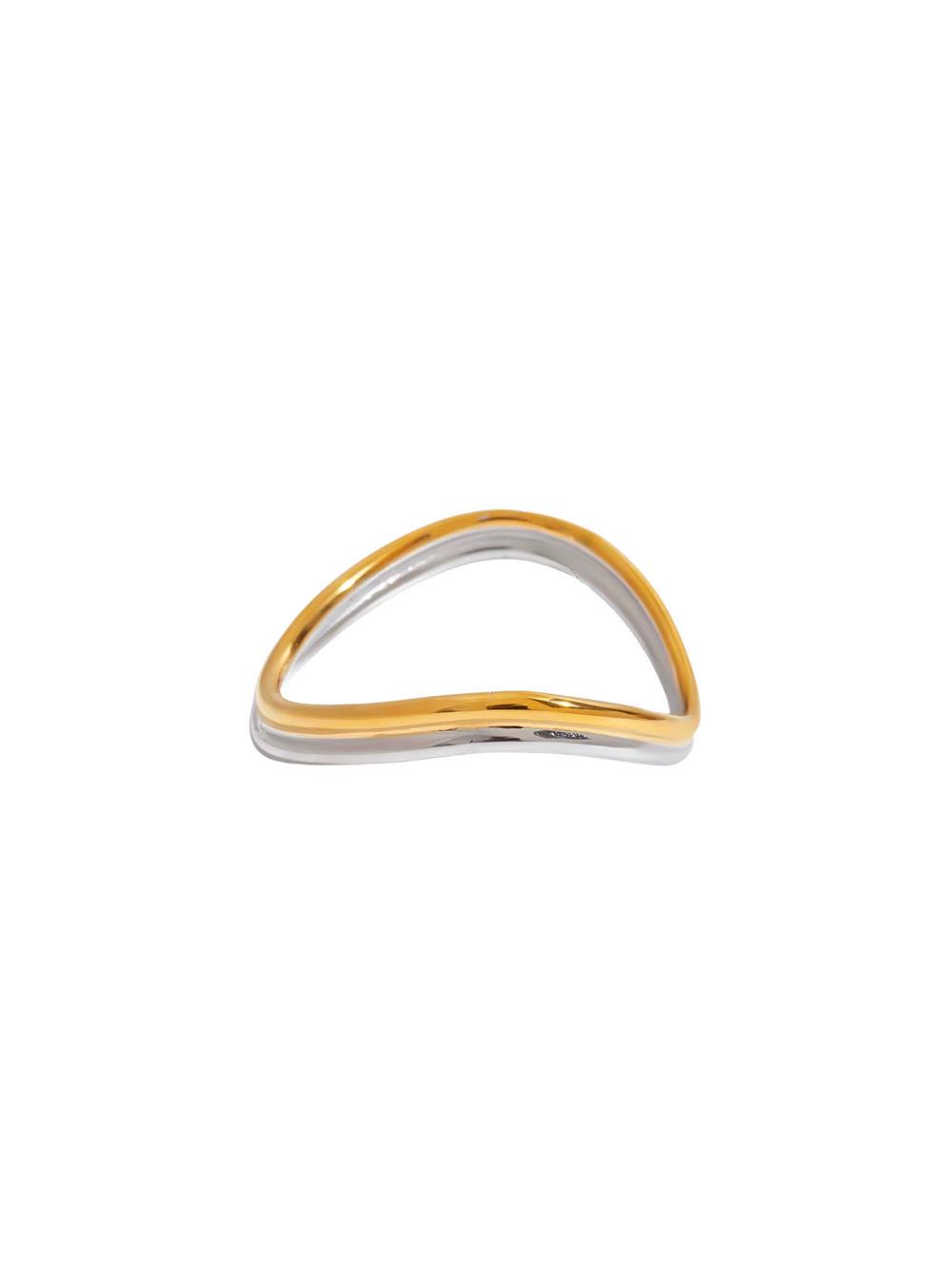 Brazalete Cerrado Curveado Combinado