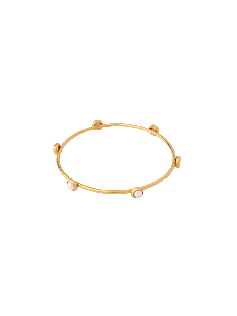 Brazalete Cerrado Con Perlitas