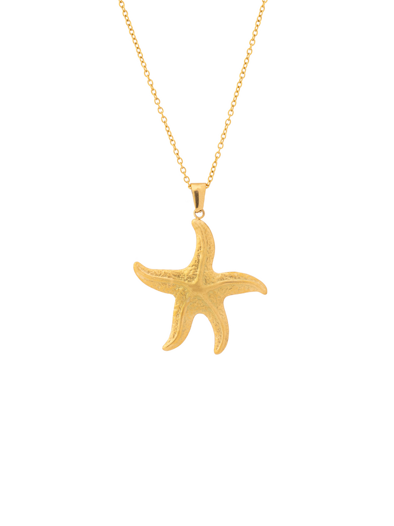 Collar Con Estrella de Mar Chunky