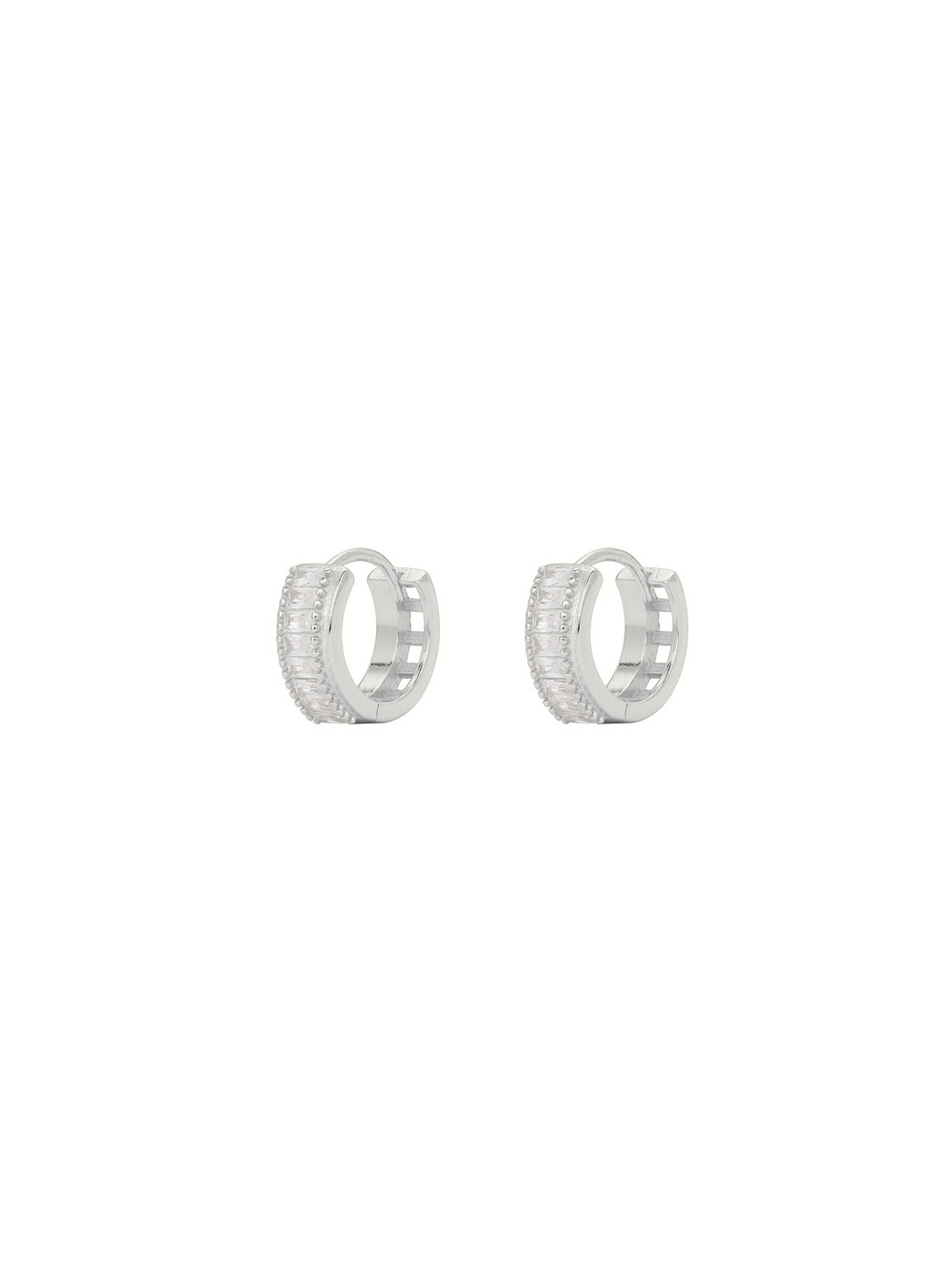 Par Arracada Baguettes 13 mm
