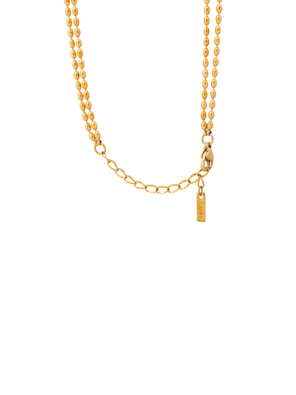 Collar Doble Con Perlas Y Estrella De Mar