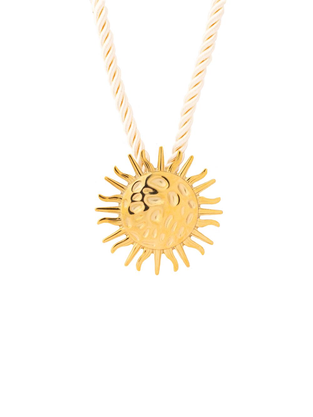 Collar Beige Dije Sol Chunky