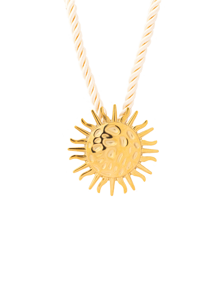 Collar Beige Dije Sol Chunky