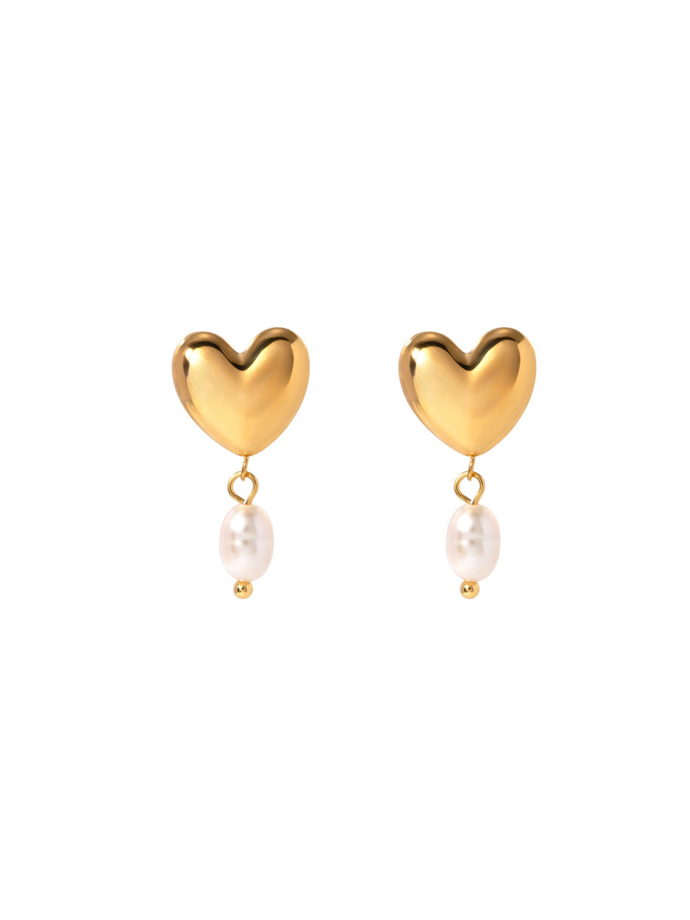 Par Arete Corazon Con Perla