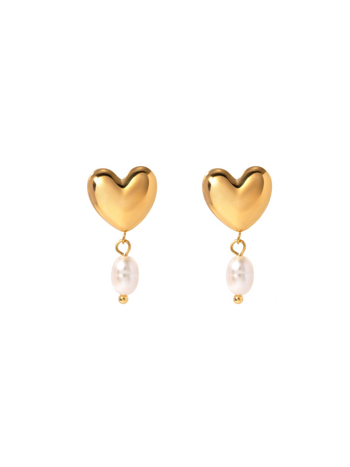 Par Arete Corazon Con Perla