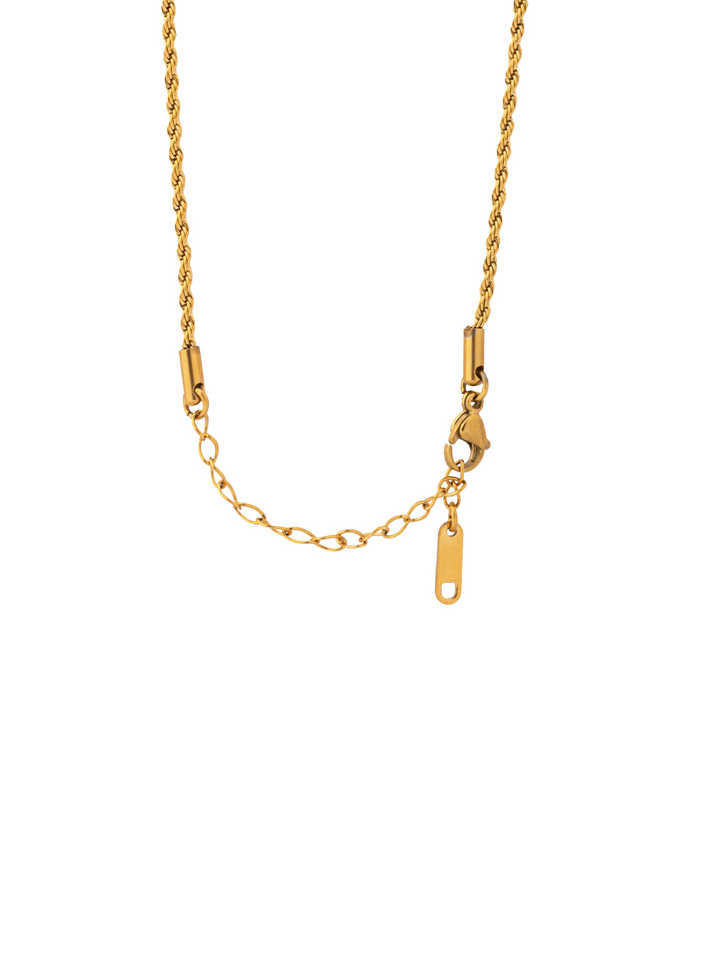 Collar Trenzado Con Estrella De Mar Chunky