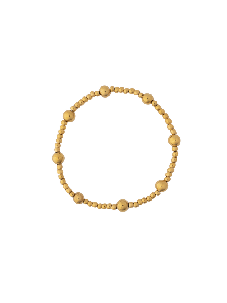 Pulsera Bolitas Intercaladas