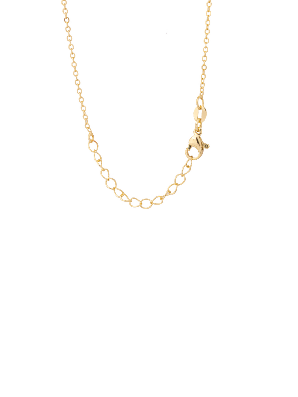 Collar Dije Virgen Redondo Con Zirconias