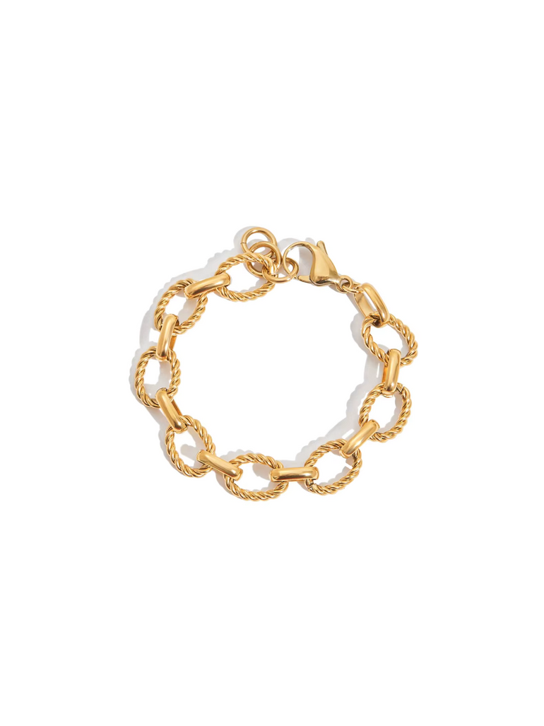 Pulsera Ovalado Enlazado Trenzado