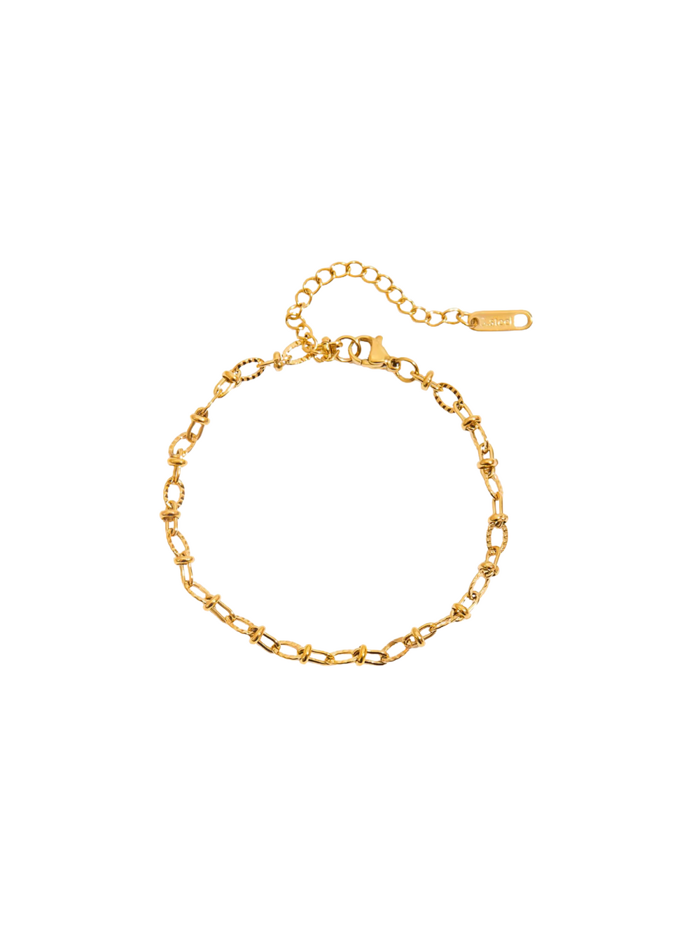 Pulsera Eslabones Ovalados Enlazados