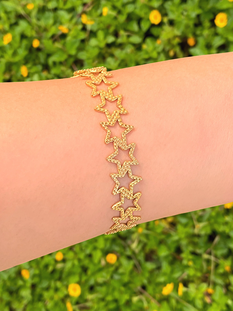 Brazalete Contorno Estrellas