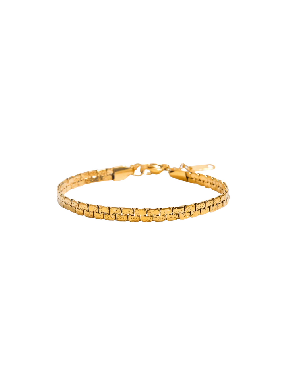 Pulsera Tejido Plano Con Textura