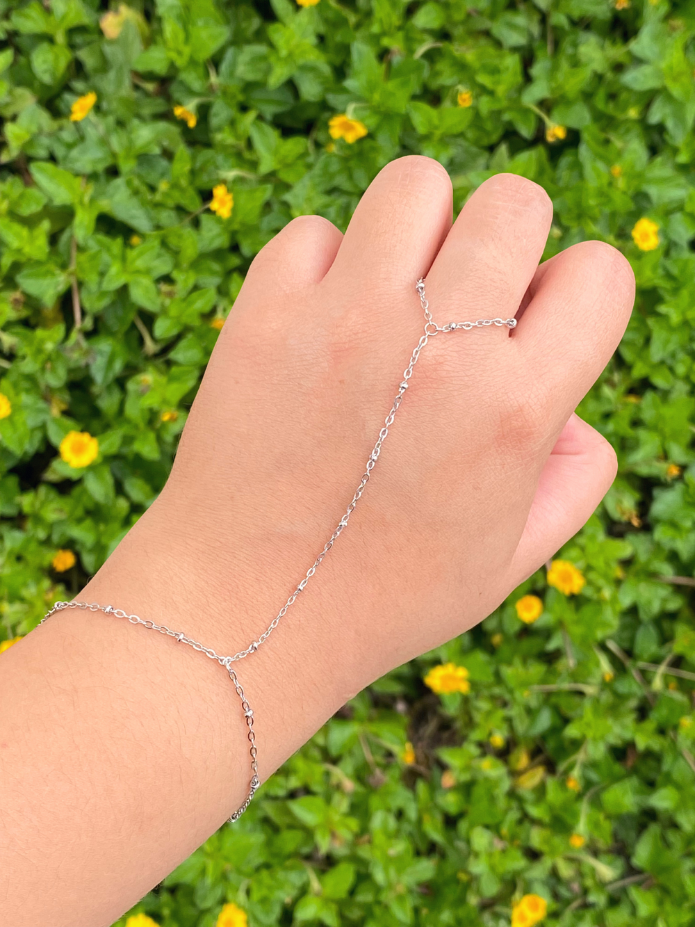 Pulsera Bolitas Con Anillo