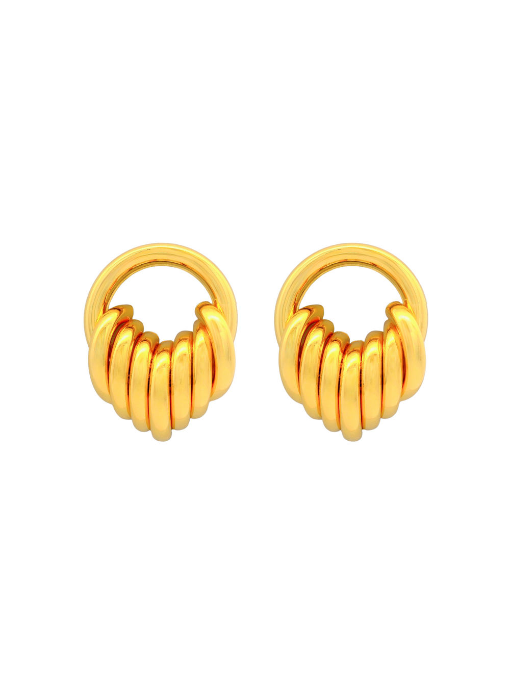 Par Arete Circulo Con Aros