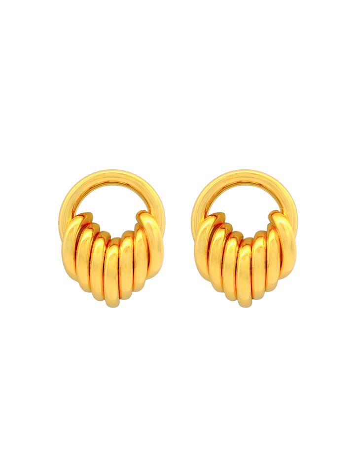 Par Arete Circulo Con Aros