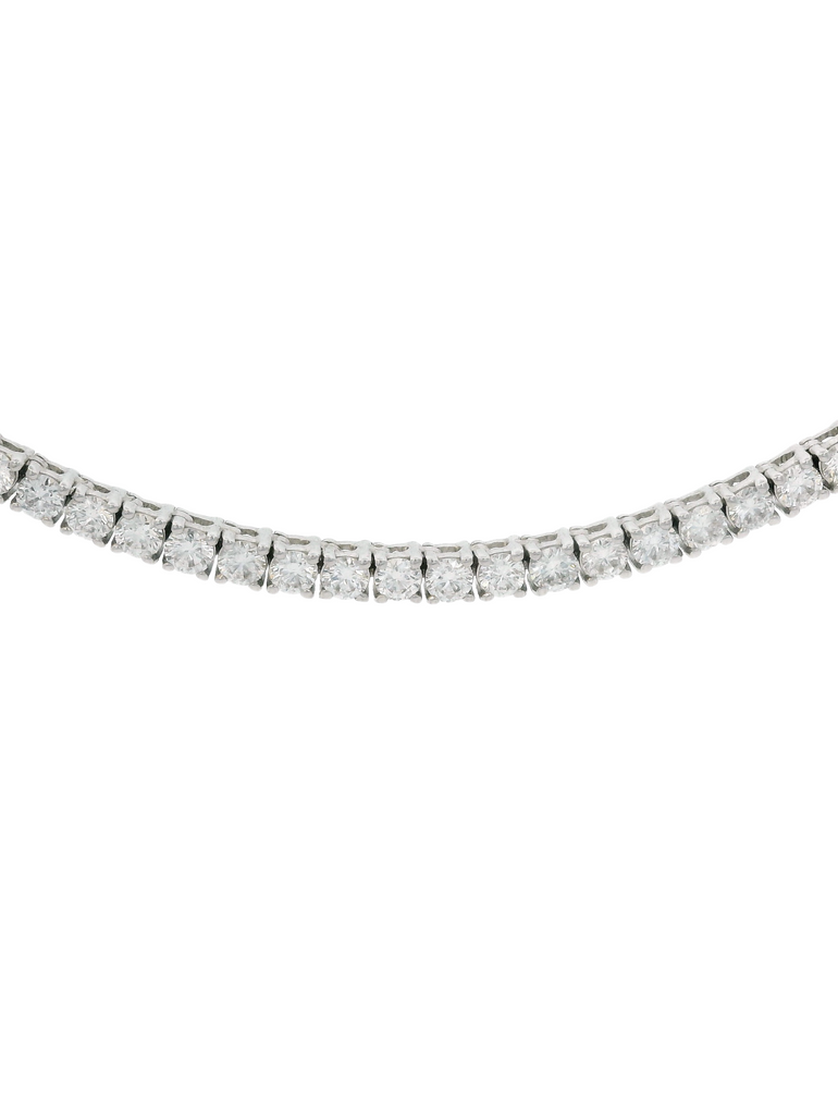 Tennis Necklace 7 Ct Diamantes Lab Grown
