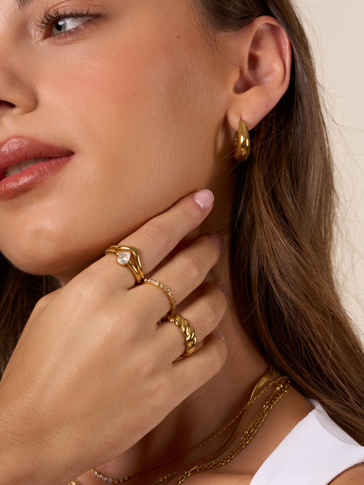 Anillo Delgado Forma V