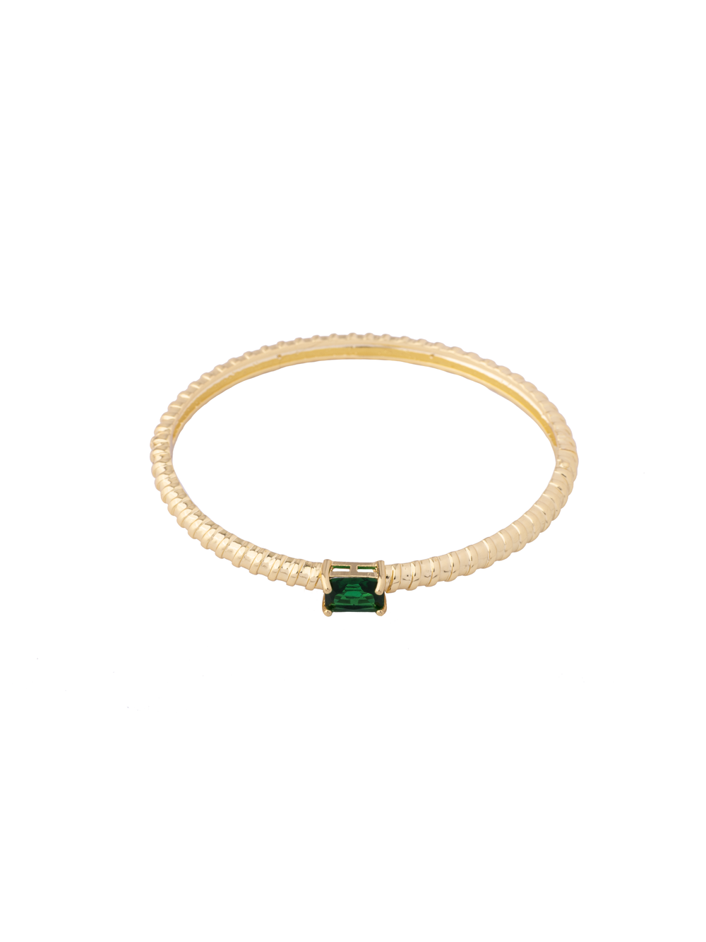 Brazalete Con Baguette Rectangular