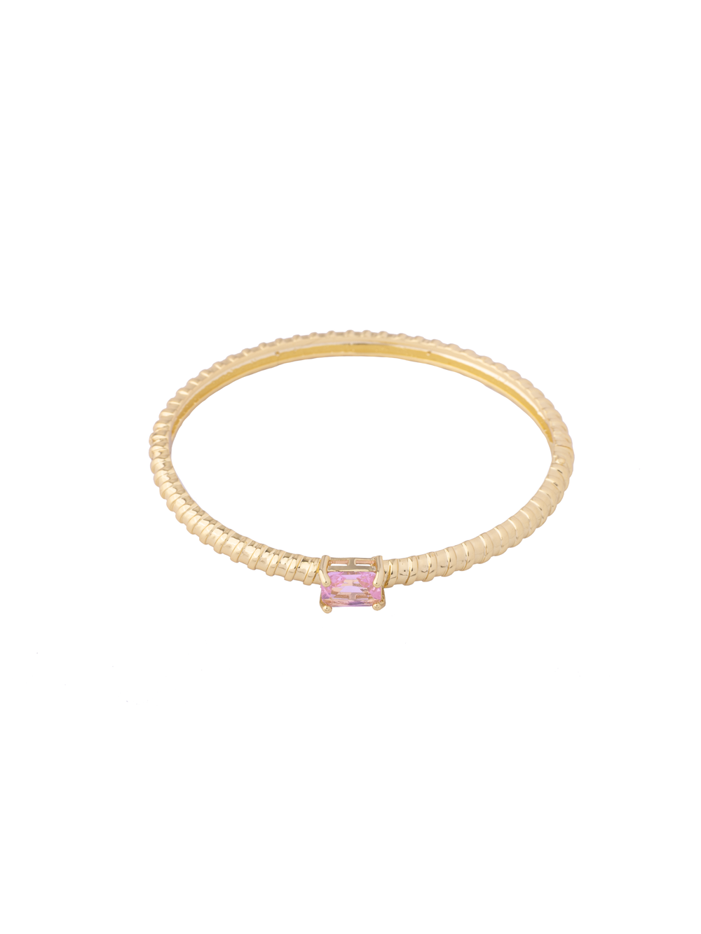 Brazalete Con Baguette Rectangular