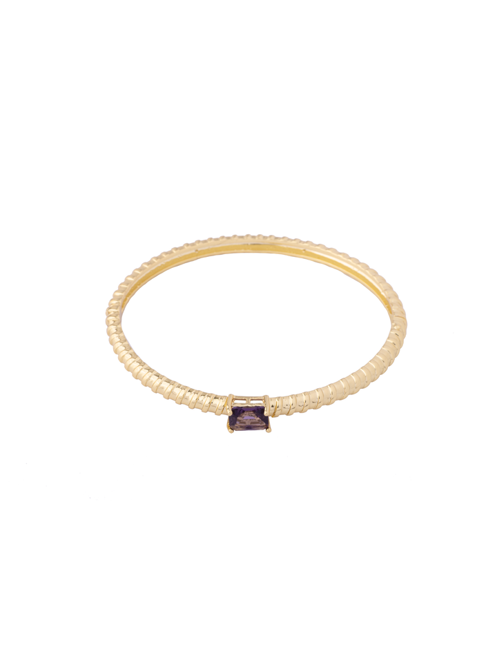 Brazalete Con Baguette Rectangular