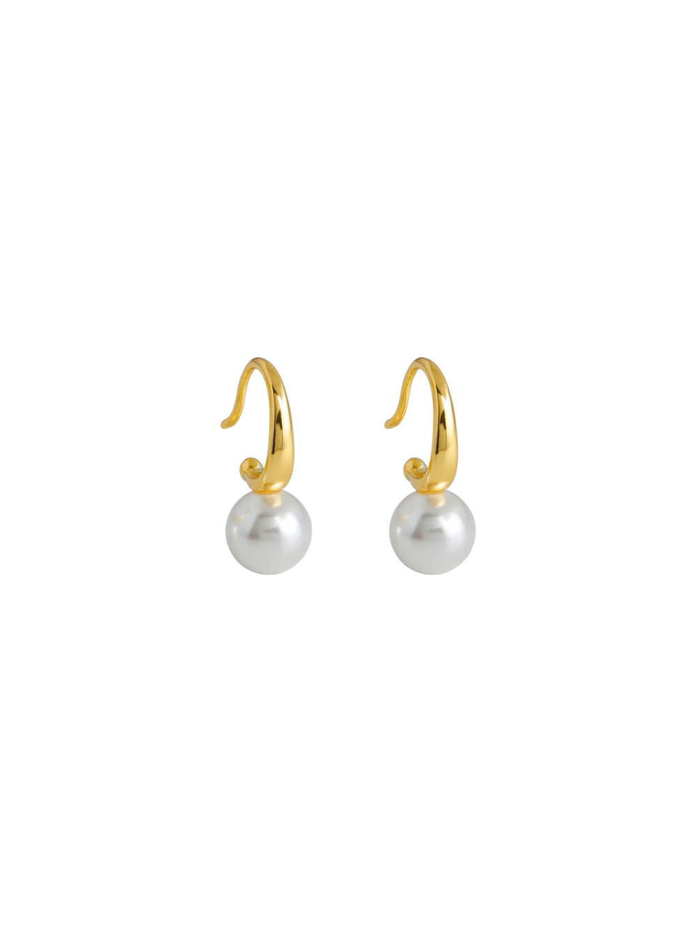 Par Arete Colgante Con Perla