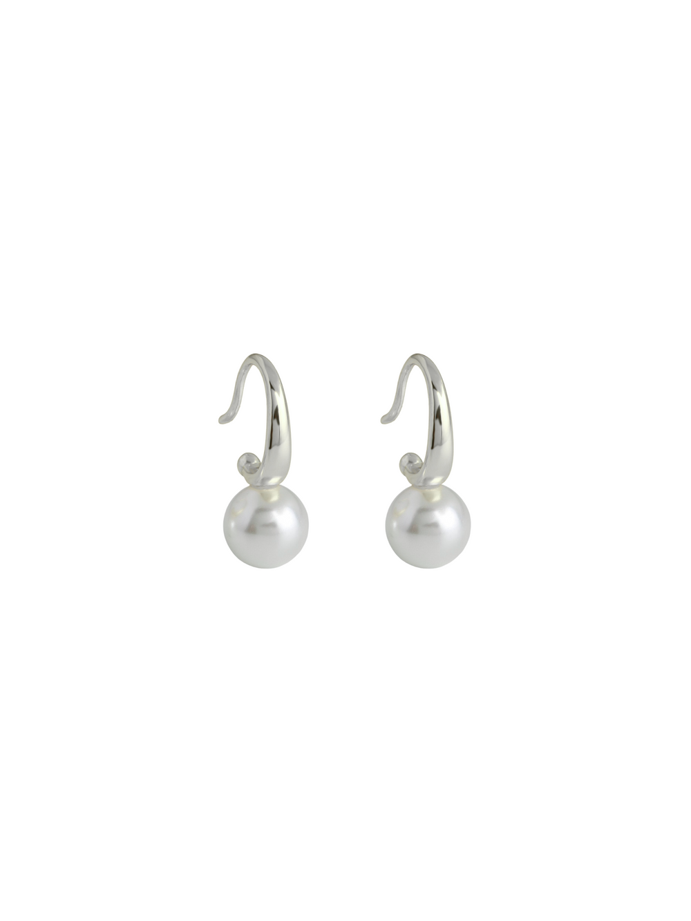 Par Arete Colgante Con Perla
