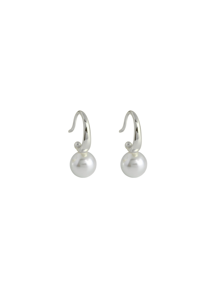 Par Arete Colgante Con Perla