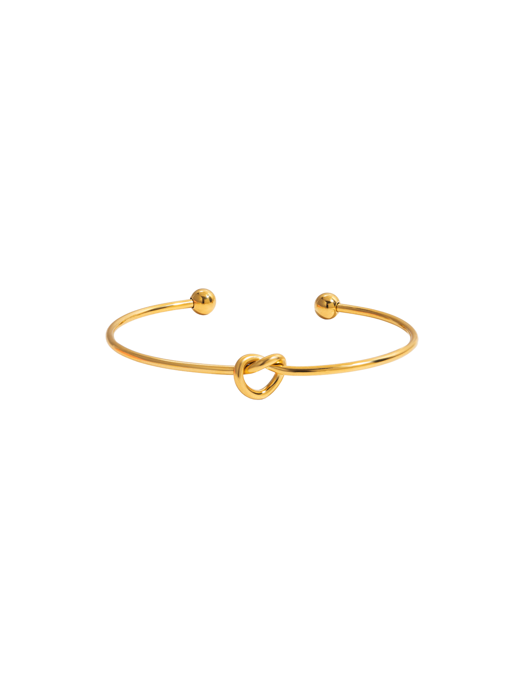 Brazalete Abierto Corazon Nudo