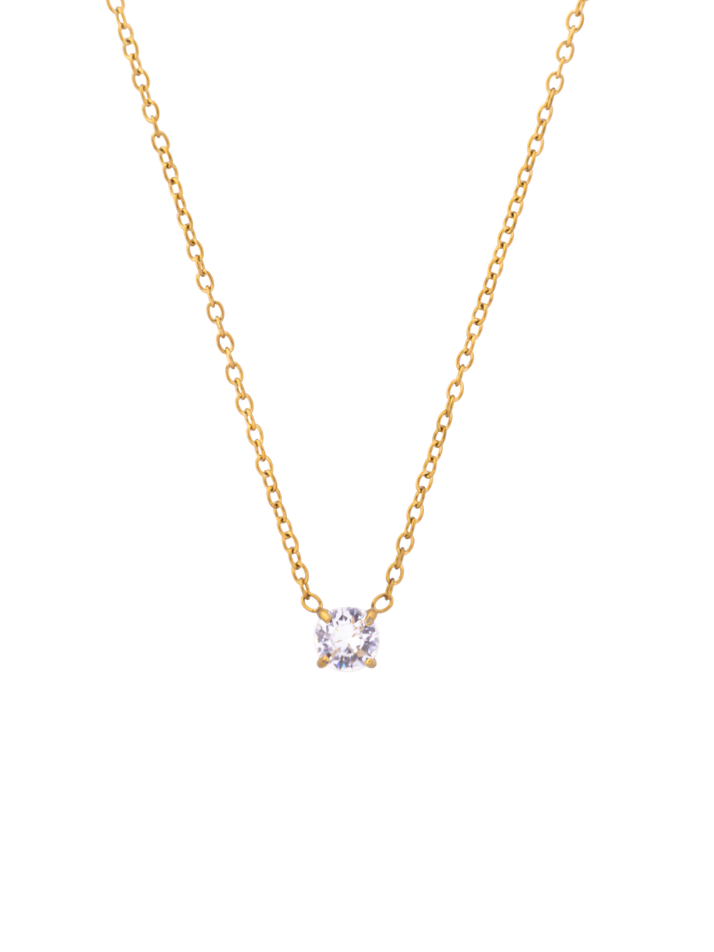 Collar Con Dije Zirconia