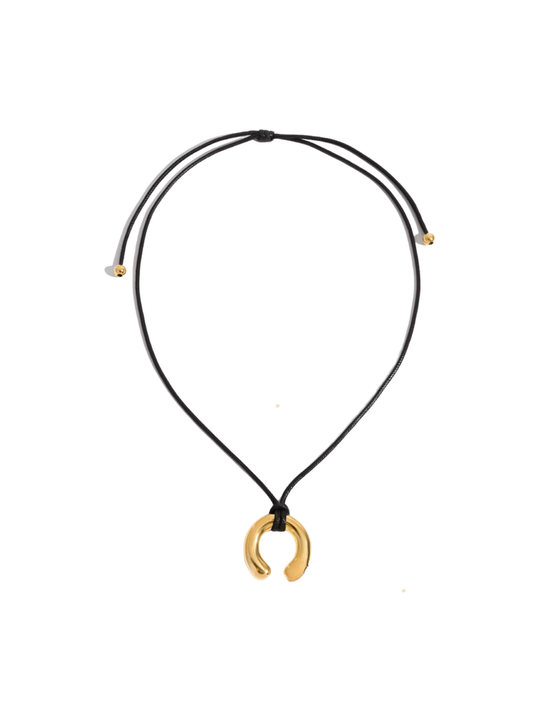 Collar Cordon Con Dije Herradura Chunky