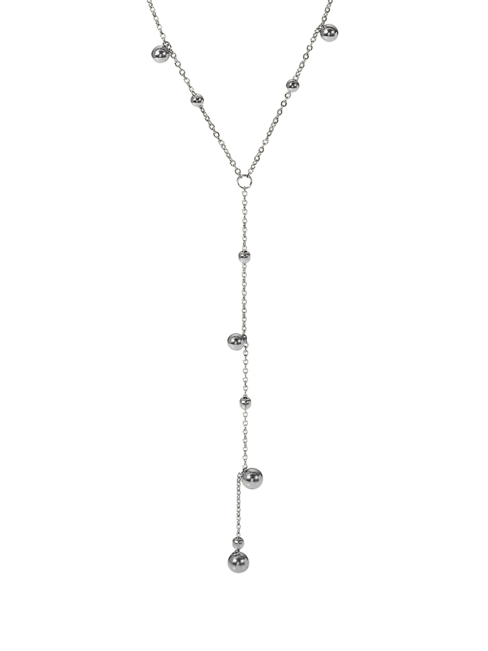 Collar Corbatin Con Bolitas