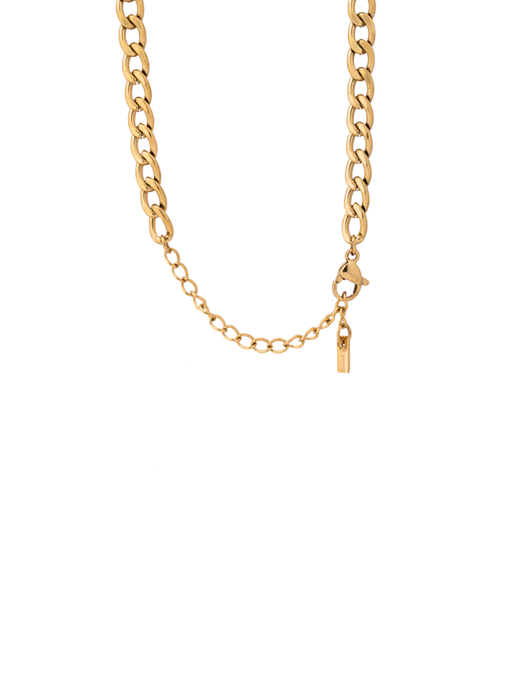 Collar Con Dije Corazon, Cruz y Angel