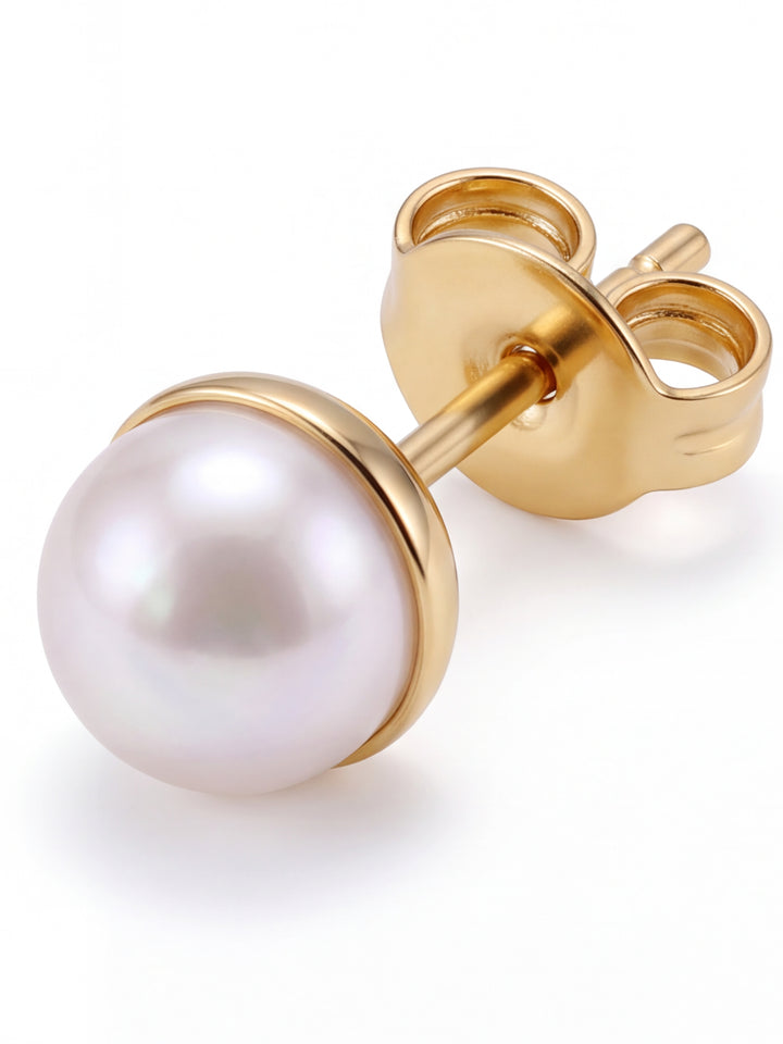 Par Arete Mini Perla 6 mm