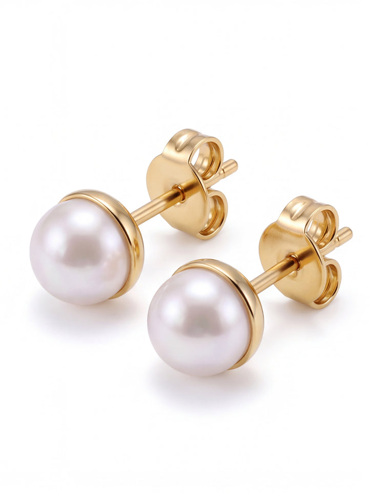 Par Arete Mini Perla 6 mm