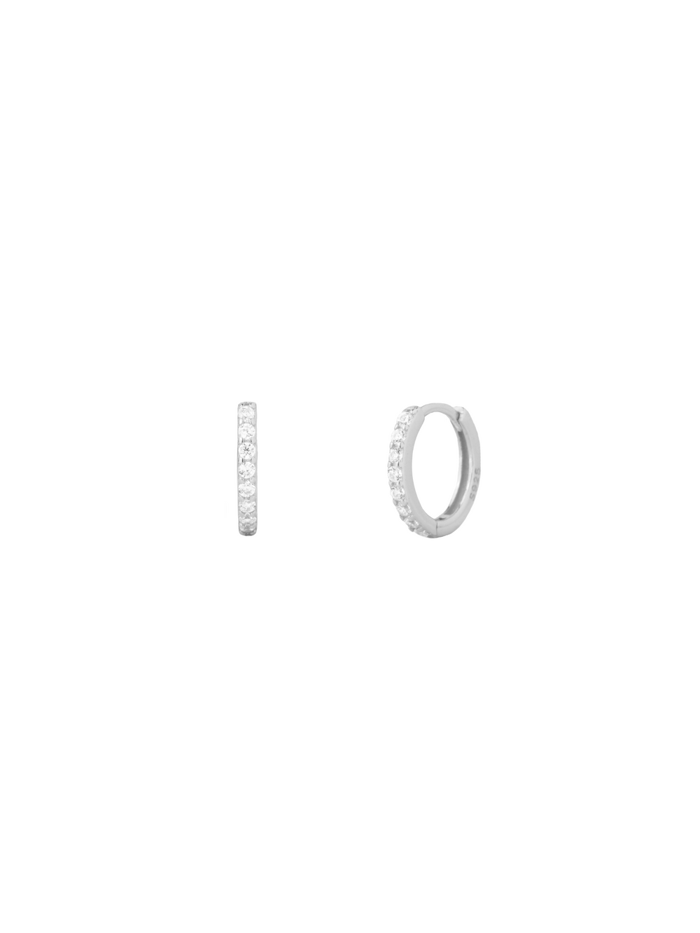 Arracada Zirconias 12 mm