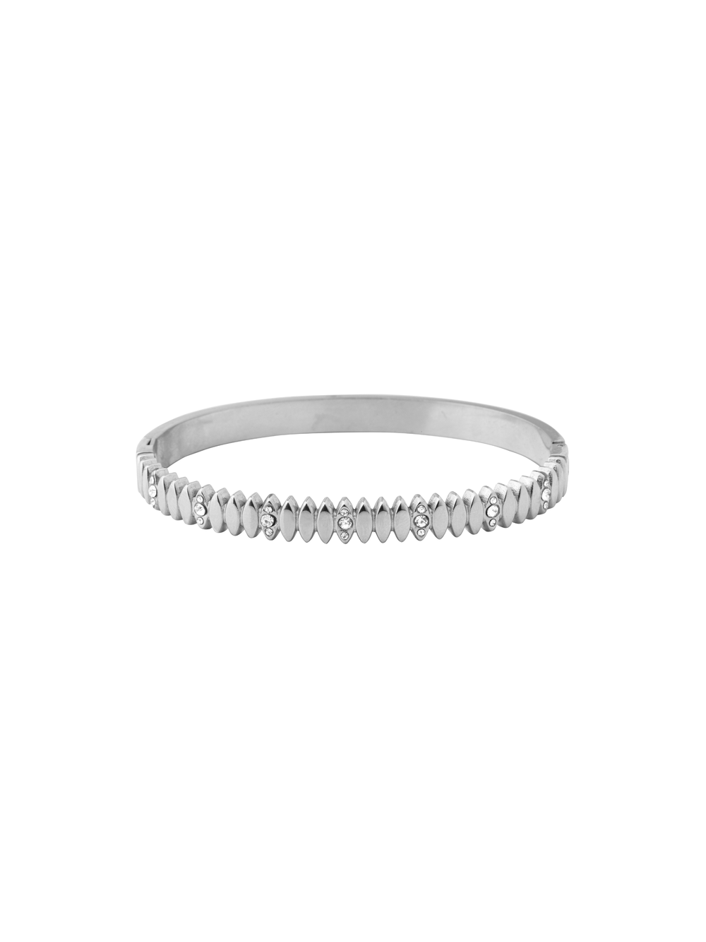 Brazalete Ovalos Con Zirconias 6 mm