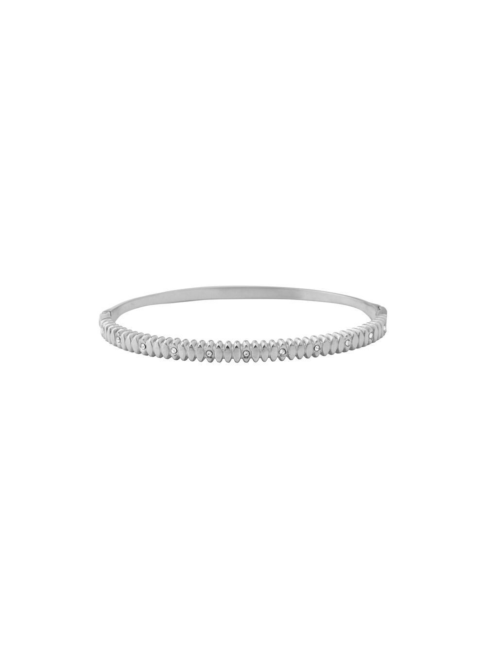 Brazalete Ovalos Con Zirconia 4 mm