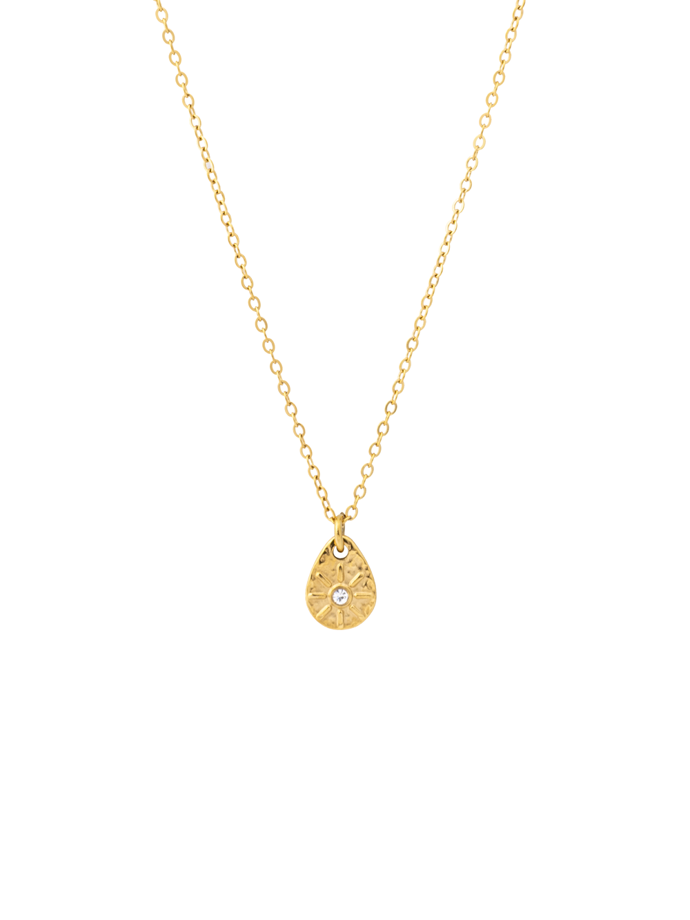 Collar Dije Gota Con Sol