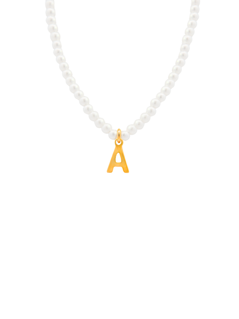 Choker Perla con Inicial
