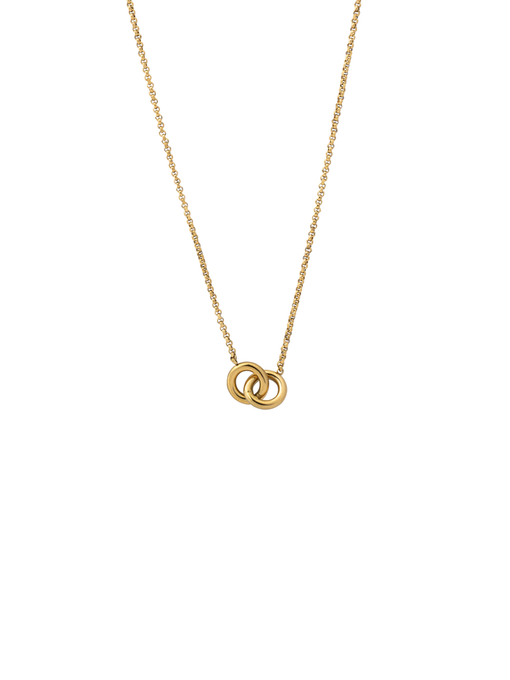 Collar Con Doble Contorno Circulo